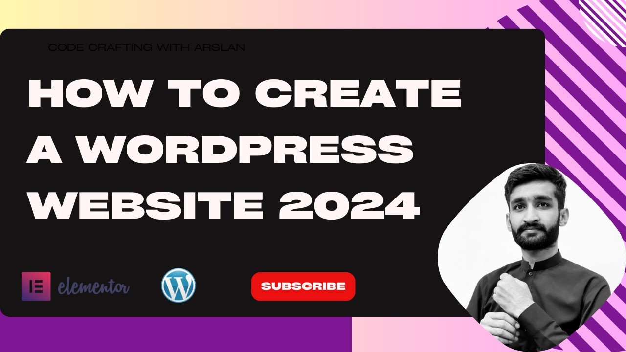 How To Create A WordPress Website 2024 |  Complete WordPress Tutorial post thumbnail image