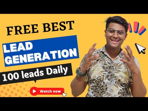 Free Lead Generation App😍 | 100 Lead daily कैसे generate करे?🤔 | Hindi post thumbnail image