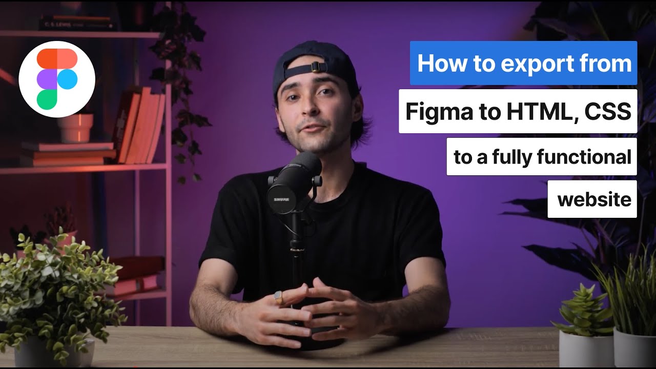 Figma to HTML and CSS export | Create a responsive website from Figma to code post thumbnail image