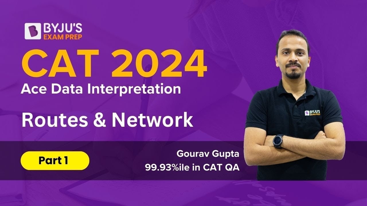 CAT 2024 | Ace Data Interpretation | Routes & Network (Part 1) | BYJUS | #cat2024 post thumbnail image