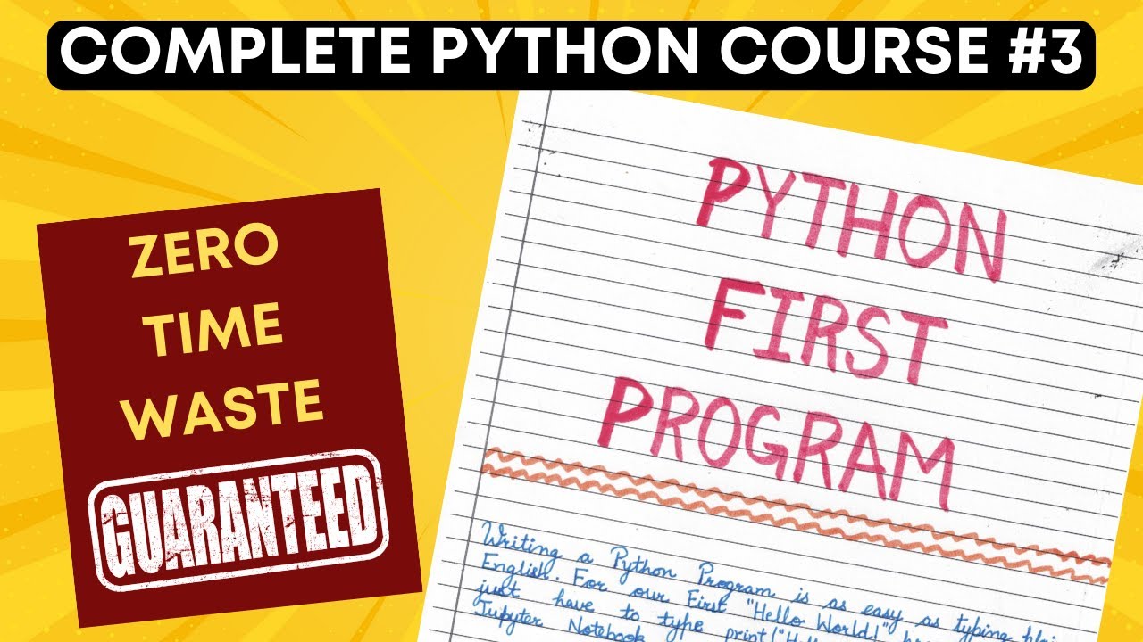 Python First Program, check version, Keywords, and using help in Hindi | Python Tutorial – #3 post thumbnail image