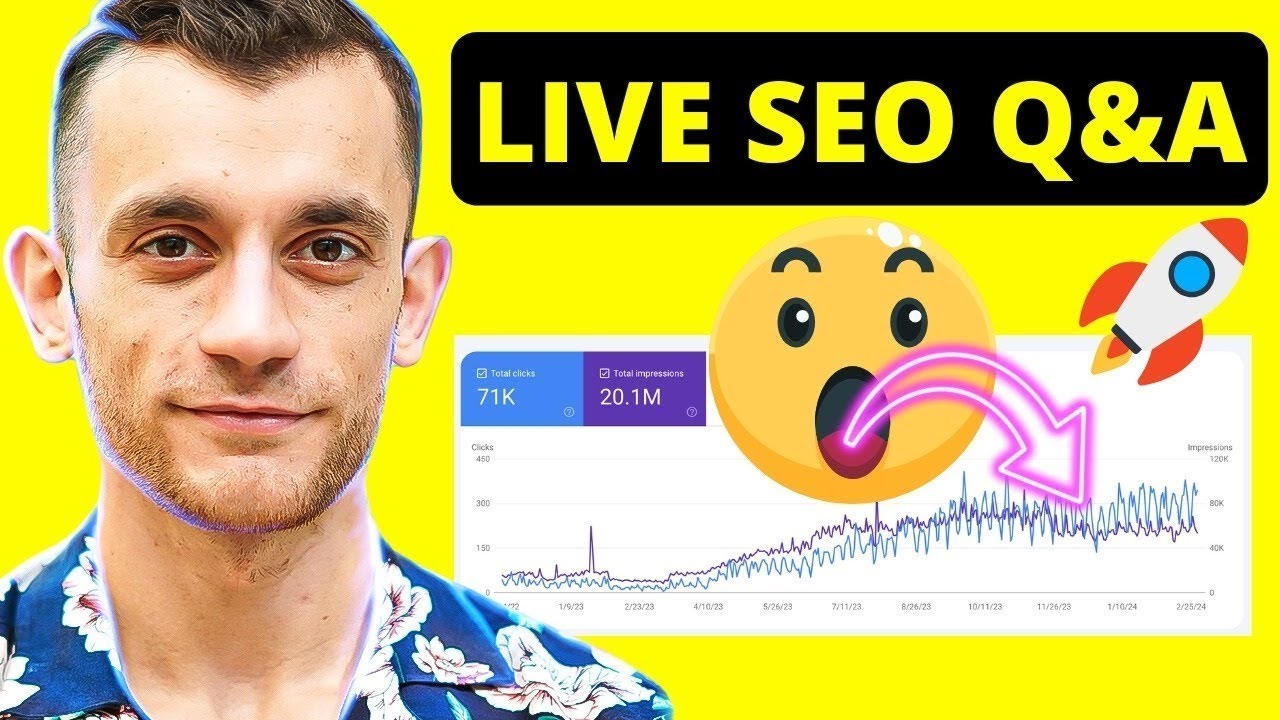 🚨 SEO LIVE Q&A: Ask Julian Goldie Anything About SEO! 🤔 post thumbnail image