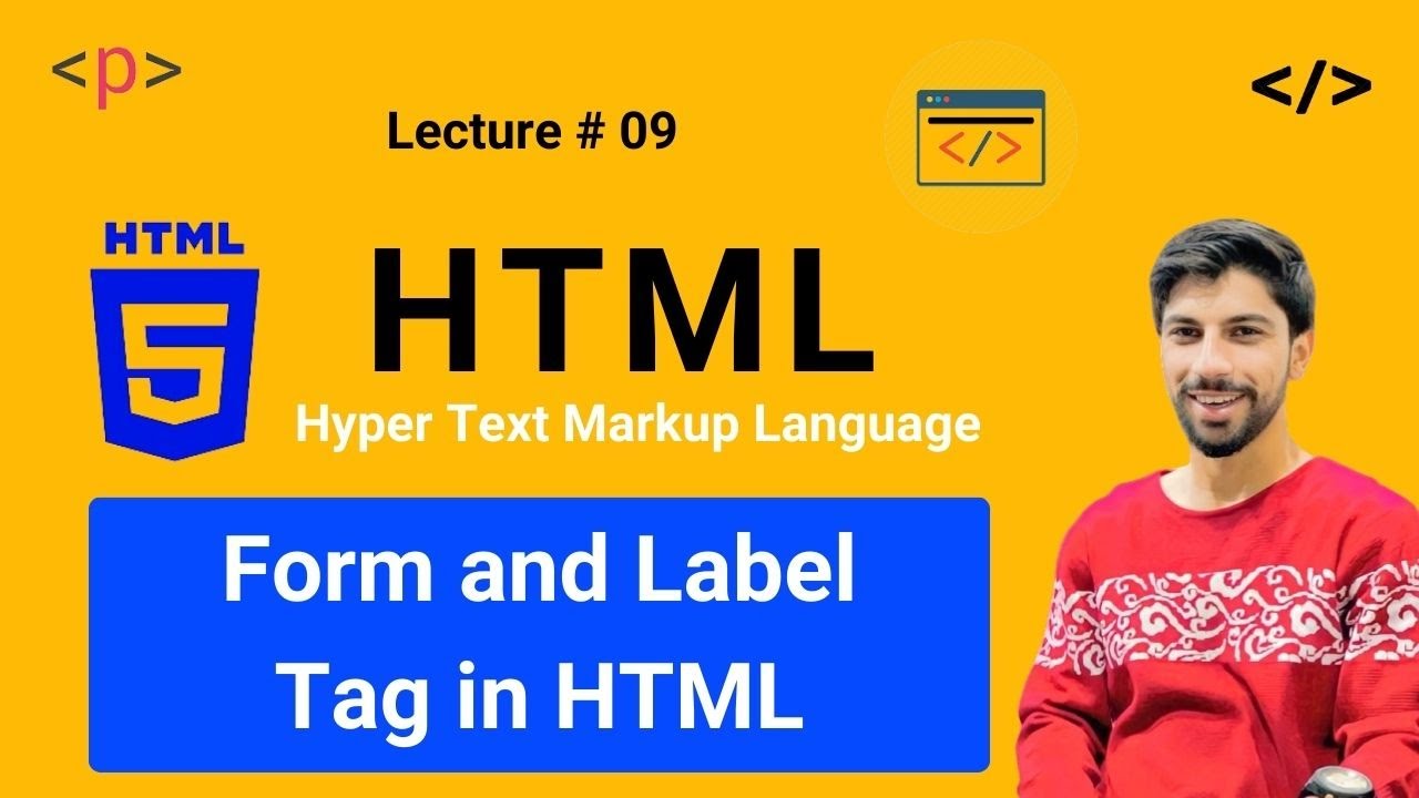 HTML Tutorial for Beginners – 09 – Form And Label Tag in HTML post thumbnail image