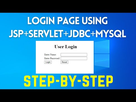 Login Page using JSP + Servlet + JDBC + MySQL (2022)- Step by Step Tutorial post thumbnail image