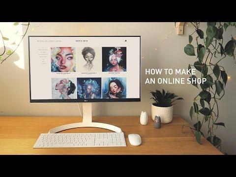 HOW TO MAKE AN ONLINE SHOP + WEBSITE (for artists) 🛍 Beginner’s Tutorial post thumbnail image