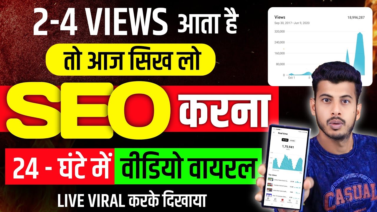 Seo Kaise Kare In Hindi || Youtube Video Me Seo Kaise Kare | Seo For Youtube Channel post thumbnail image