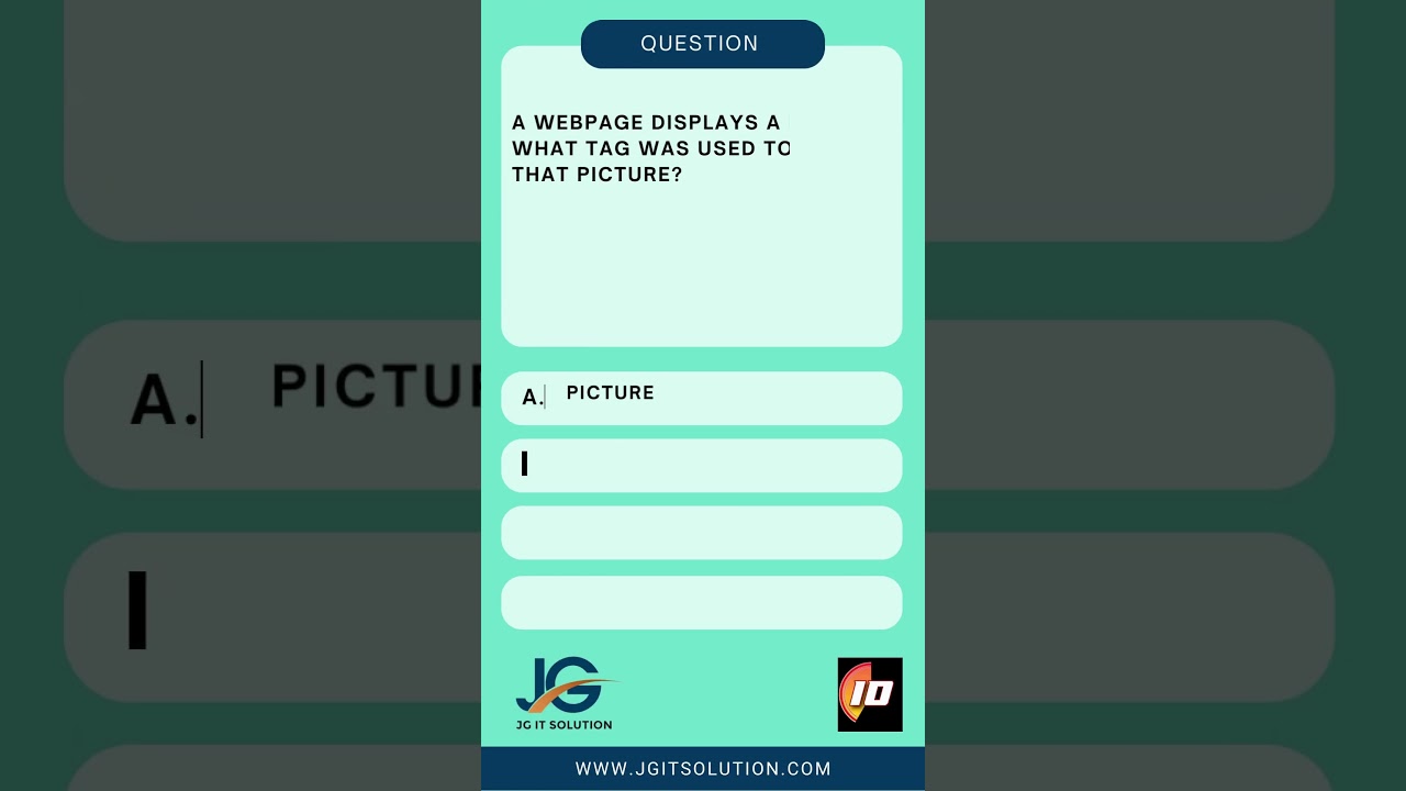 HTML Quiz 2024 – JG IT Solution #html #quiz #jgitsolution #2024 post thumbnail image