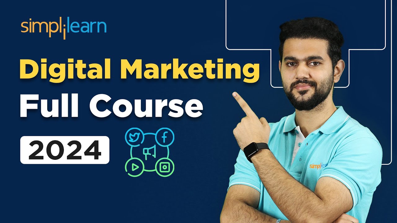 Digital Marketing Full Course 2024 | Digital Marketing Tutorial For Beginners | Simplilearn post thumbnail image