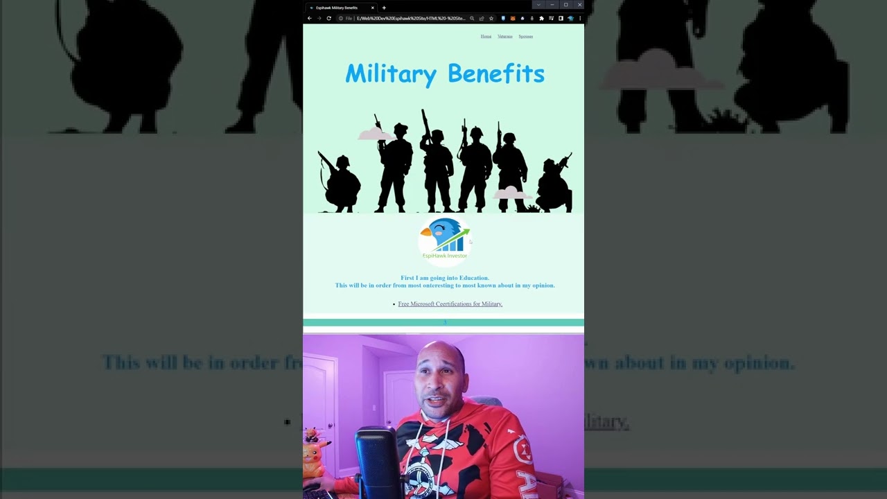 Building Military/Veteran/Spouse Website Day 5 post thumbnail image