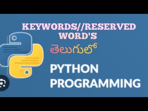 What are Keywords/Reserved words in python/keywords in python/@lasya tech post thumbnail image