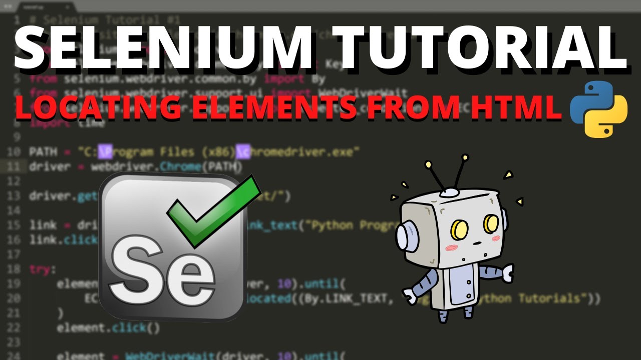 Python Selenium Tutorial #2 – Locating Elements From HTML post thumbnail image