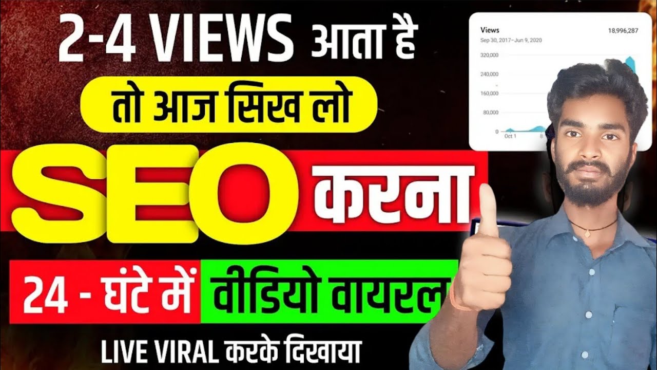 Seo Kaise Kren In Hindi । YouTube Video Me Seo Kaise Kare । Seo For YouTube Channel post thumbnail image