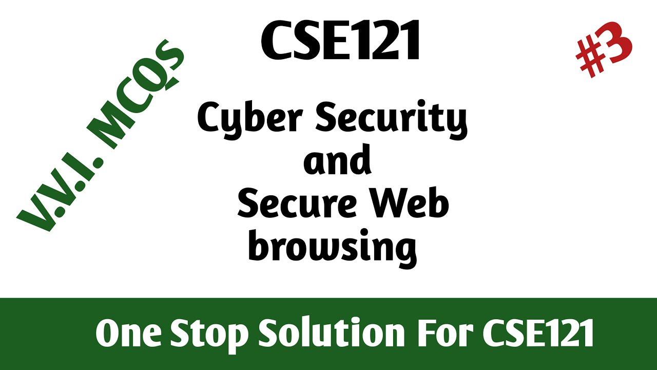 Unit 3 | Cyber Security | MCQs |  CSE121 | LPU post thumbnail image