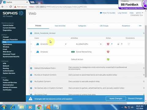 How to block social networking sites on sophos XG Firewall 85 post thumbnail image