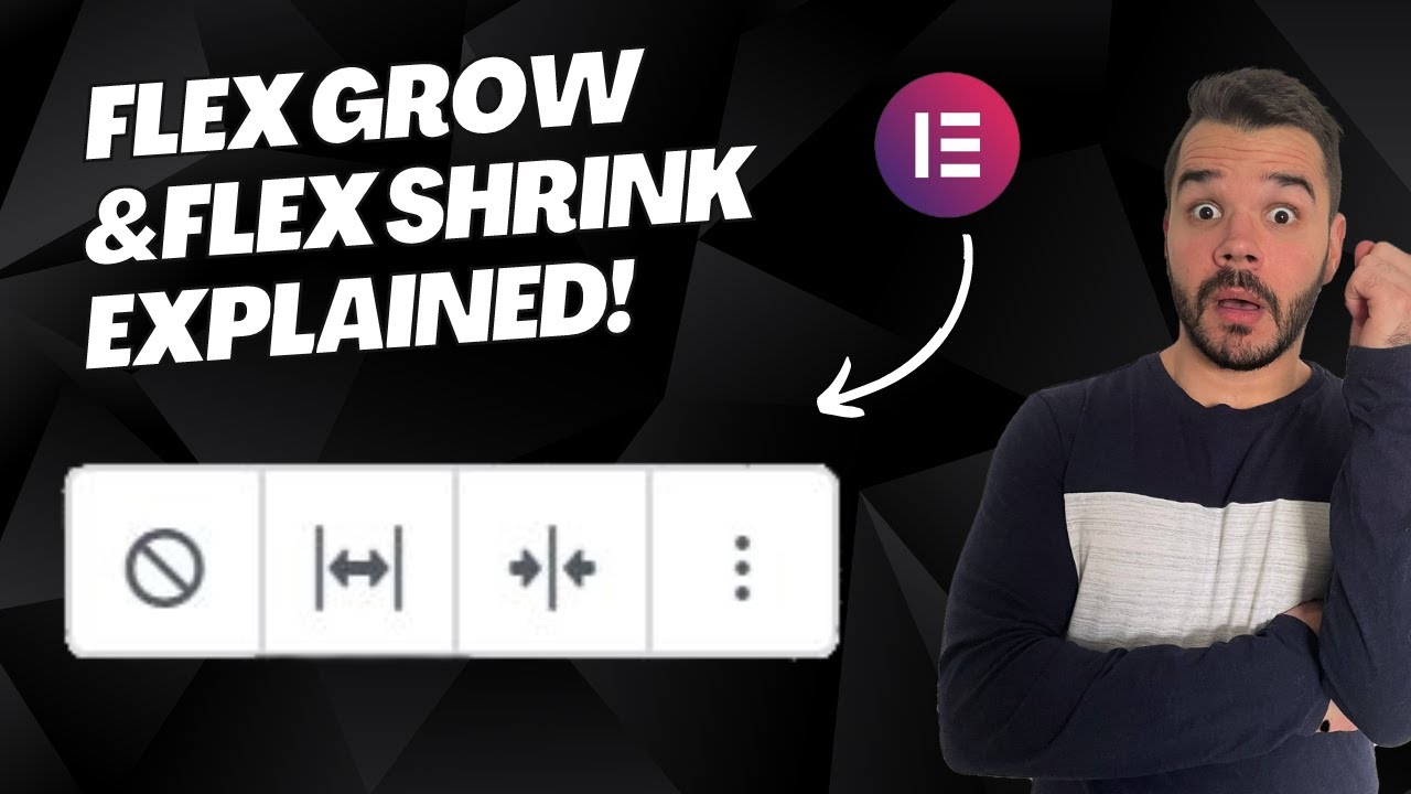 Flex Grow & Flex Shrink in Elementor post thumbnail image