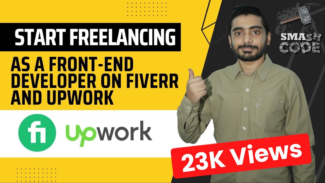 How to start freelancing as a front end developer on Fiverr || Upwork post thumbnail image