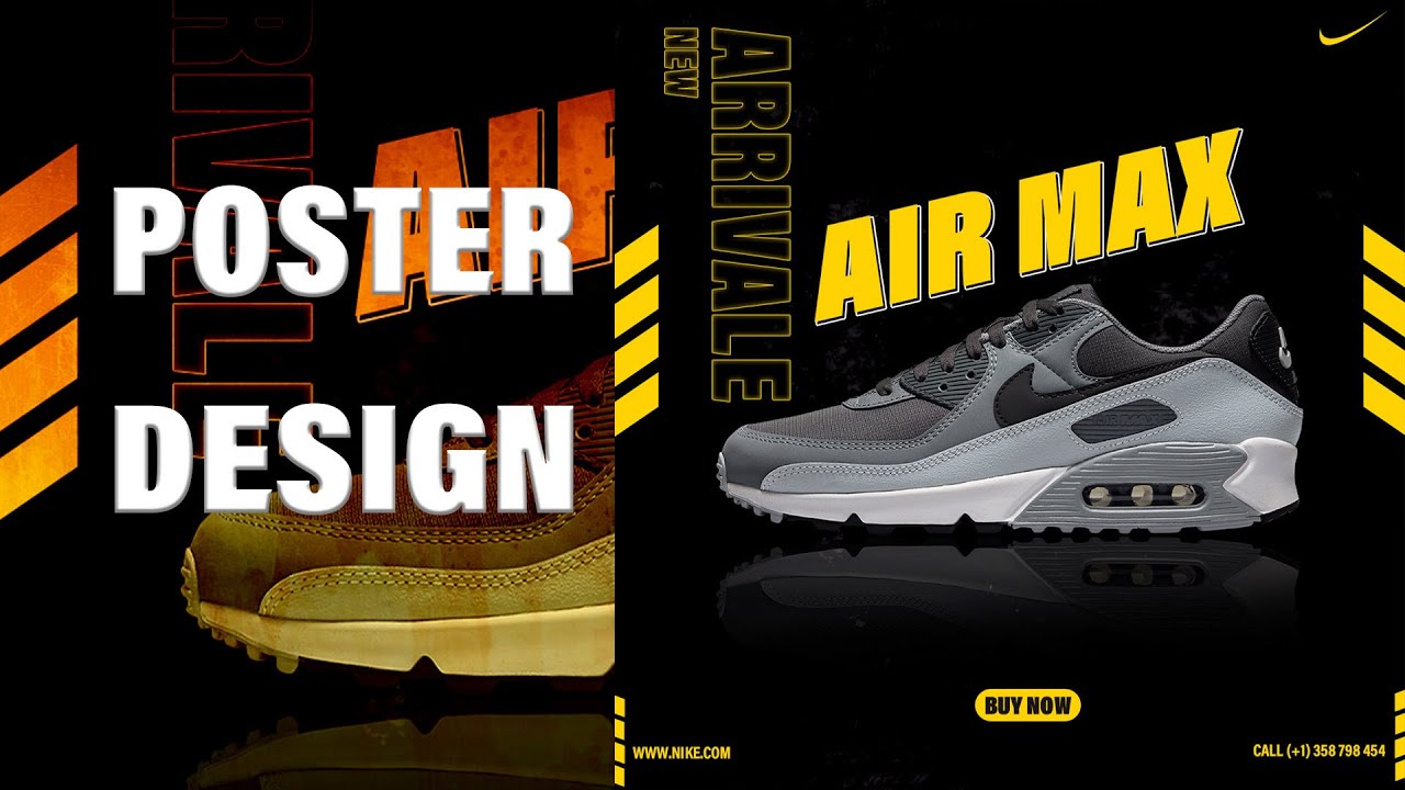 Shoes Poster Design in Photoshop Tutorial #photoshoptutorial #posterdesign post thumbnail image
