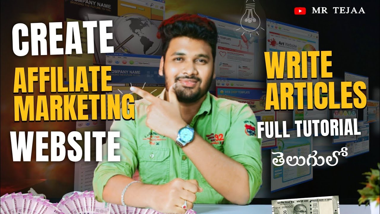 How to Create Affiliate Marketing Website in Telugu 2023 – Make Money with Affiliate – Mr. Tejaa post thumbnail image
