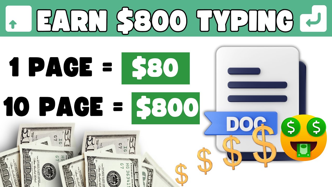 Get Paid $80 For Every Page You Type | Make Money Online 2024 post thumbnail image