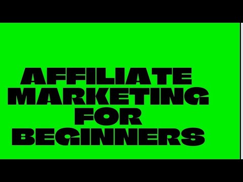 AFFILIATE MARKETING FOR BEGINNERS post thumbnail image