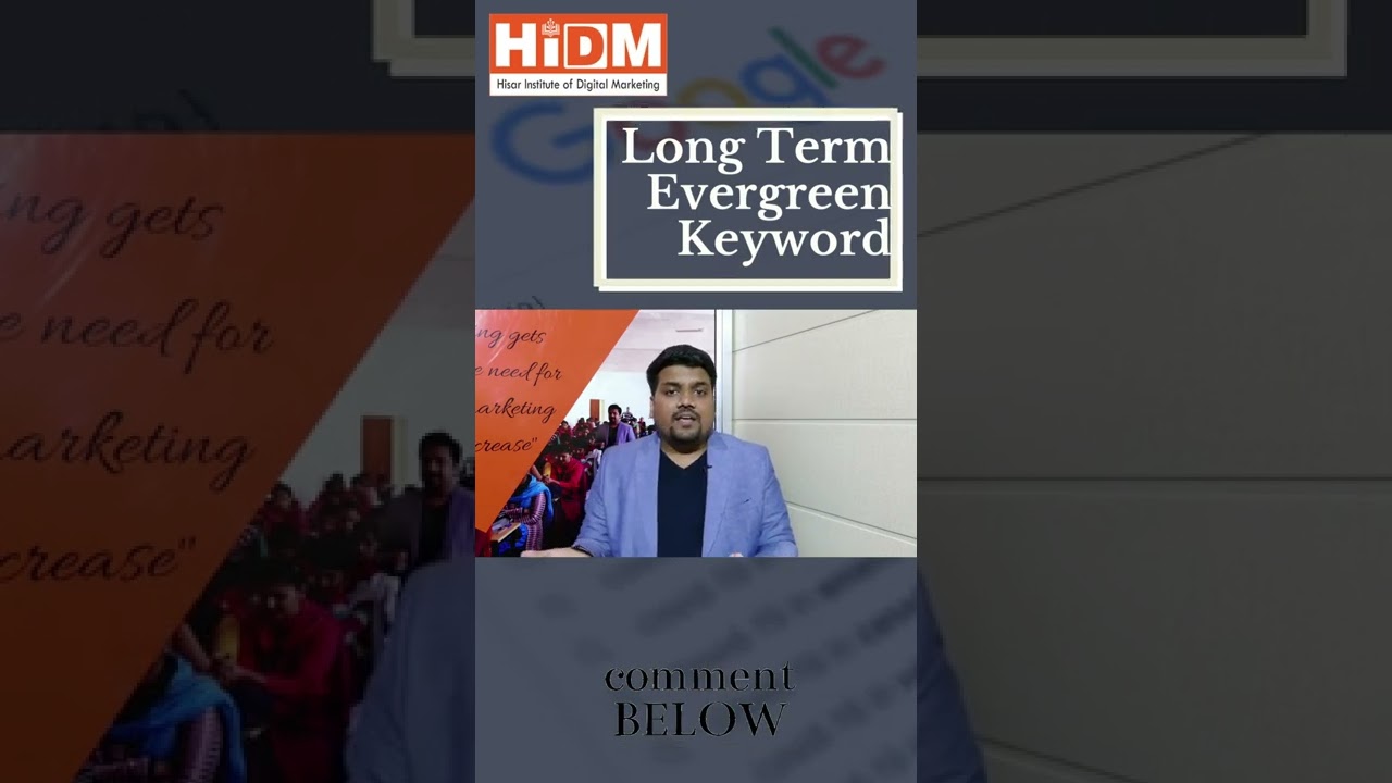 Do your Know about Long Term Evergreen keyword for traffic Generation | Er. Manmohan Singla – HIDM post thumbnail image