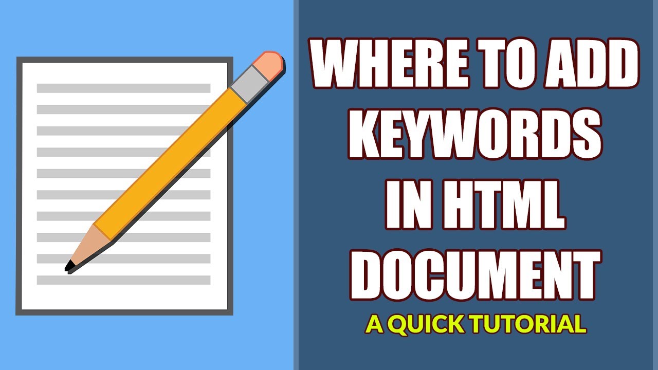 6 Places To Add Keywords In HTML post thumbnail image