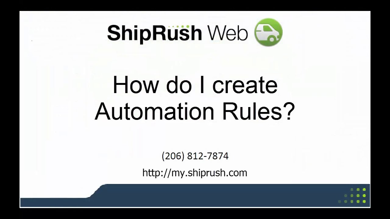 Automation Rules in ShipRush Web —  Introduction post thumbnail image