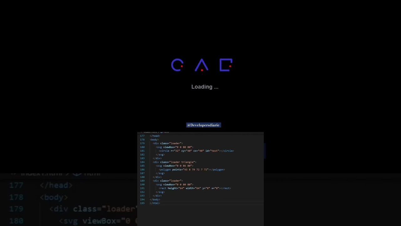 Amazing 🤩 🔥 Css loading animation using HTML CSS in webdevelopment #webdevelopment #cssanimation post thumbnail image