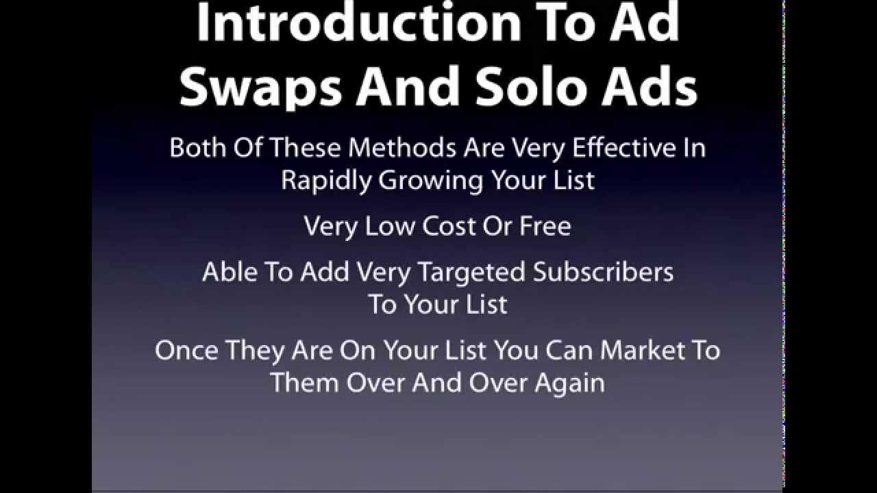 Ad Swaps And Solo Ads Tutorial Part 1 – Introduction post thumbnail image