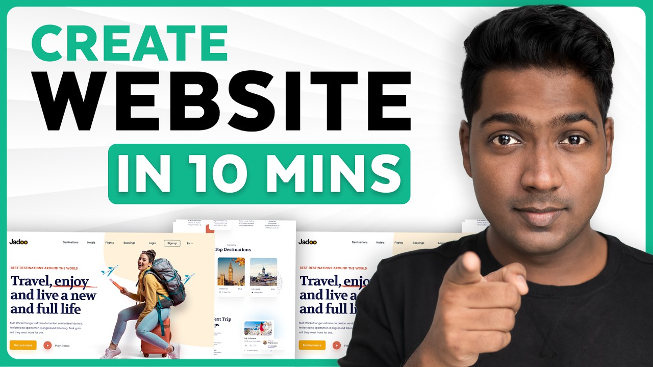 How to Make a Website in 10 Mins 2024 ! post thumbnail image