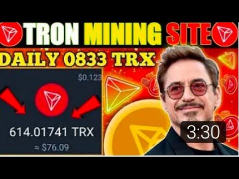 TRON Cloud Free Mining | Today’s TRX Mining New Website | Make Money Online post thumbnail image