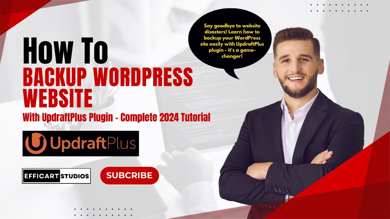 How To Backup WordPress Website with UpdraftPlus Plugin   Complete 2024 Tutorial #wordpress #updraft post thumbnail image