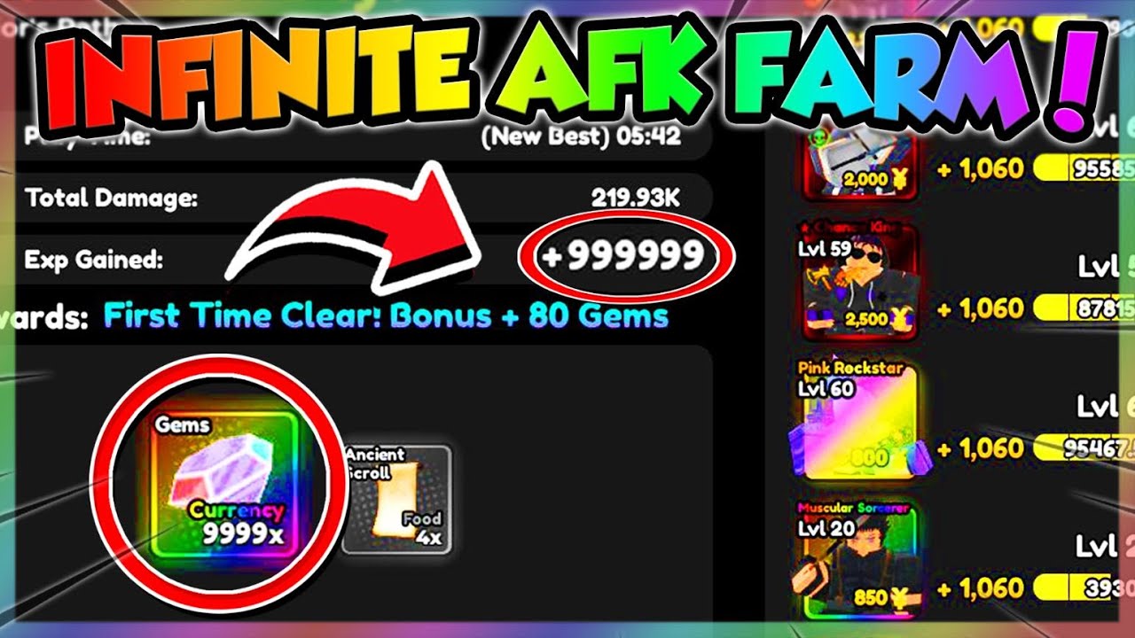 AFK *INFINITE* XP & GEMS FARM in Anime Defenders UPDATE 2!! (Roblox) post thumbnail image