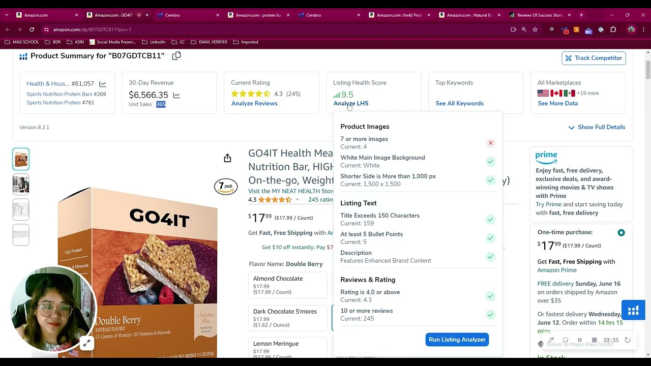 ASIN Review: GO4IT Health Meal Replacement Bar | SEO and PPC Strategies post thumbnail image