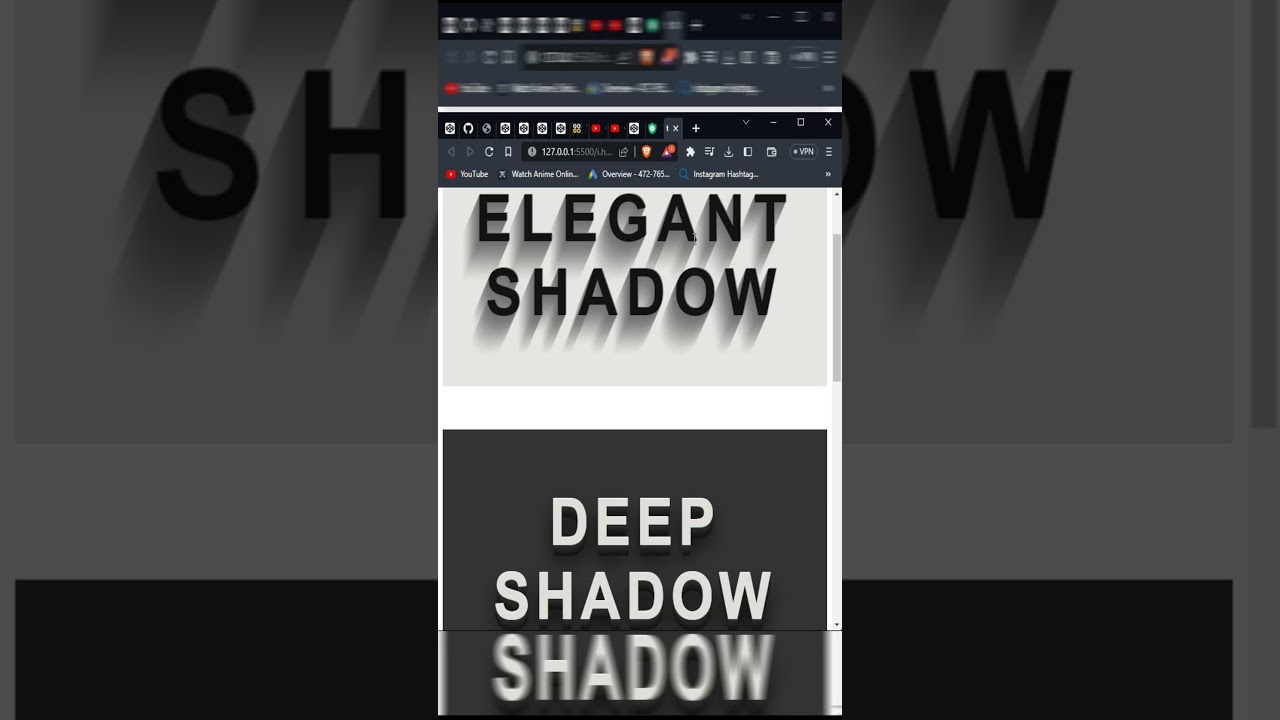 css text animation;-  text shadow effect 😍😍 #shorts #css post thumbnail image