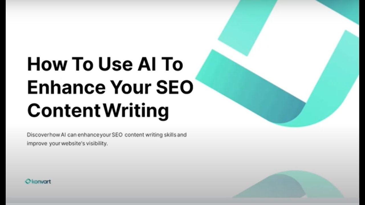 How to Use AI to Enhance Your SEO Content Writing| Webinar Recording post thumbnail image