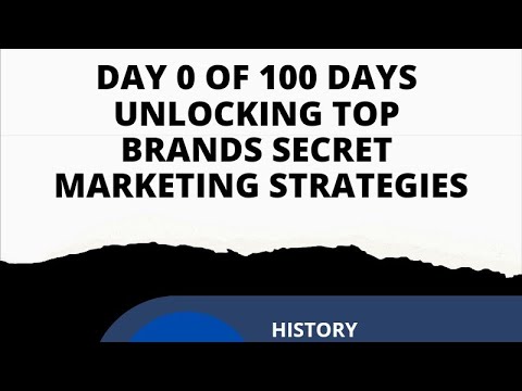 Day 0 of 100 days unlocking top brands secret marketing strategies 📈🎯 #marketingstrategy #marketing post thumbnail image