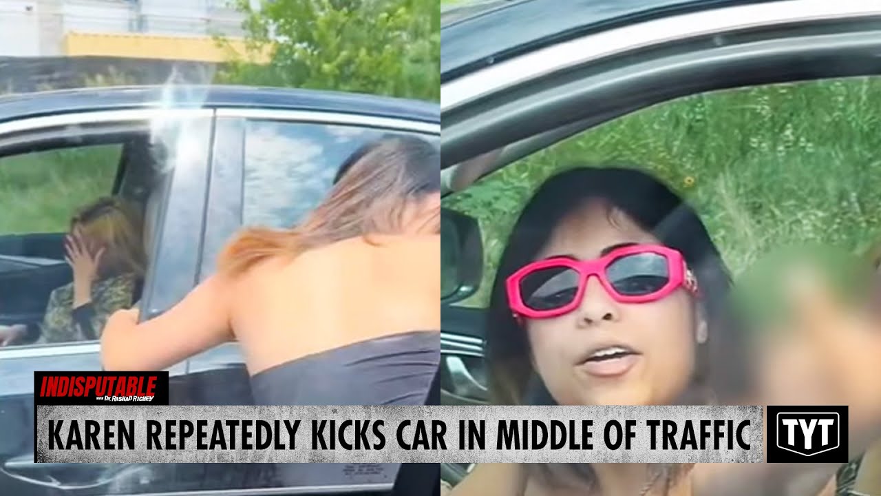 WATCH: Enraged Karen Repeatedly Kicks Car In Middle Of Traffic post thumbnail image