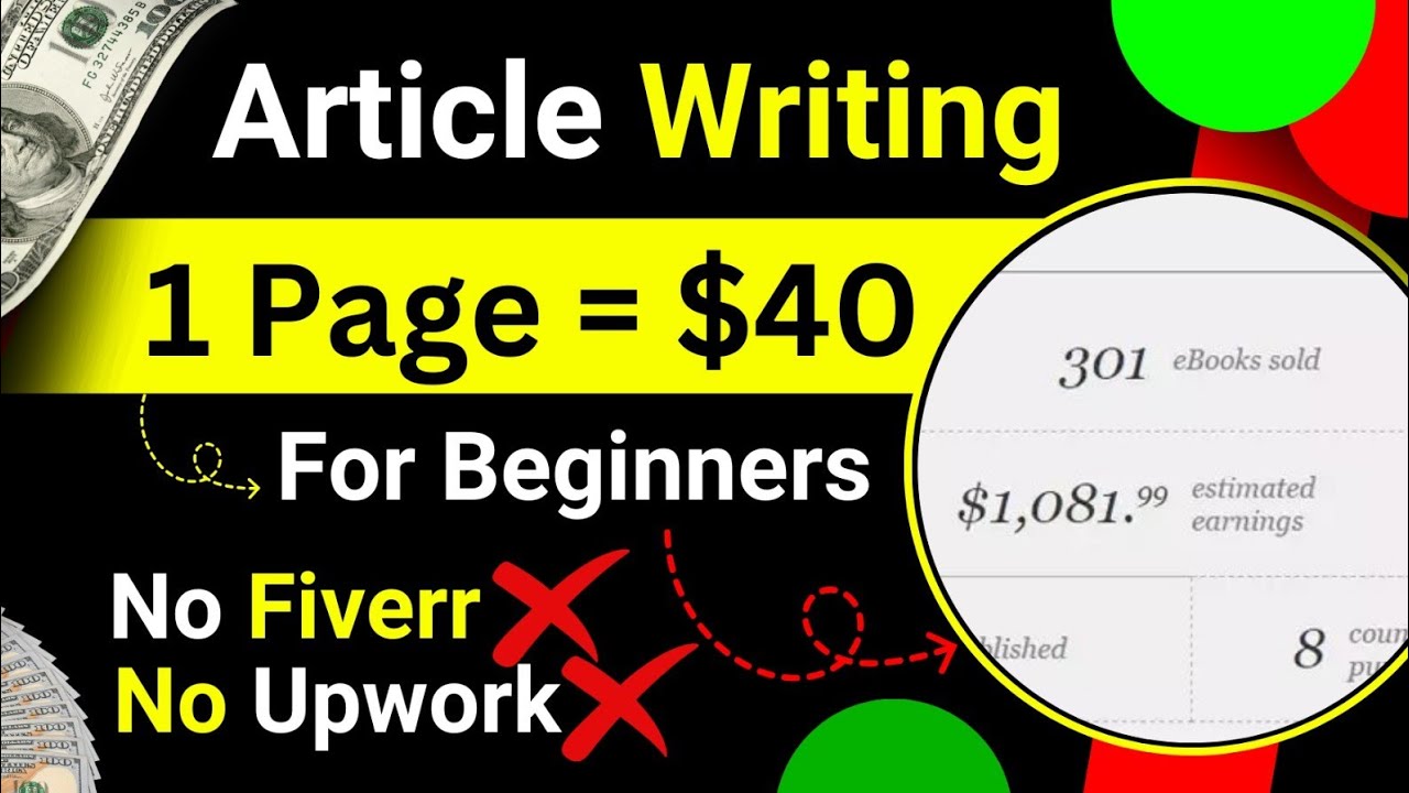 Article Writing Tutorial For Beginners | Write 600 Word Earn 40$ | Make Money Online 2024 post thumbnail image