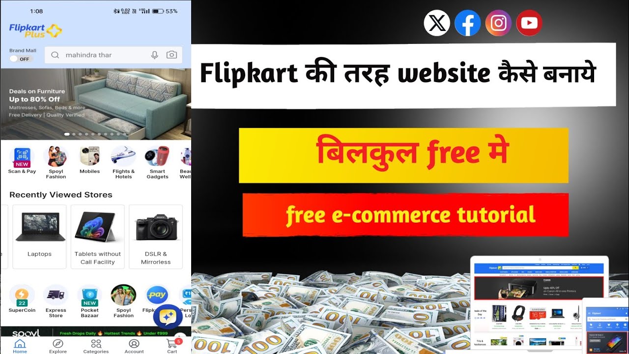 Hindi tutorial- How to Create a FREE eCommerce Website with WordPress – ONLINE STORE 2024 post thumbnail image