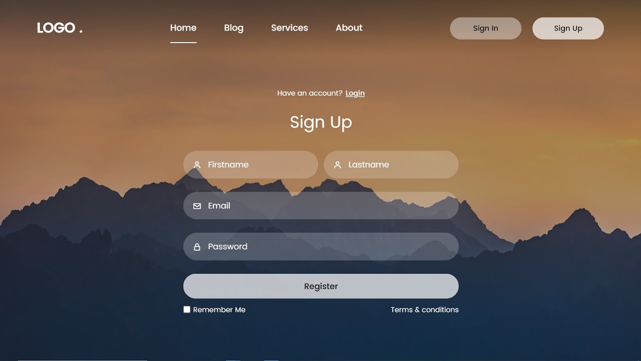 How To Make  A Website With Login And Register | HTML CSS & JavaScript post thumbnail image