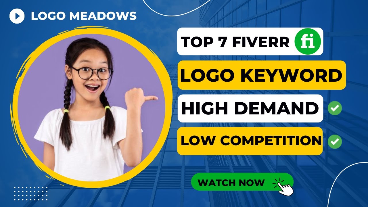 Top 7 Logo Design Low Competition Keywords on Fiverr | How to Rank Fiverr Gig post thumbnail image