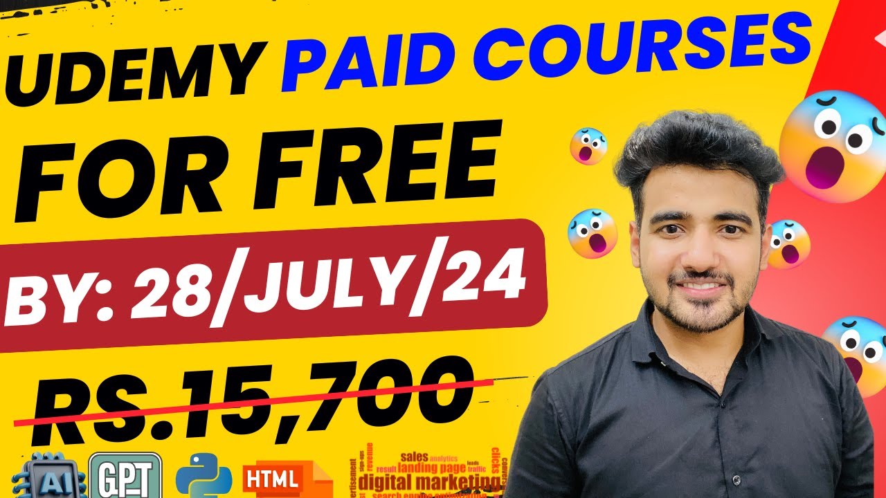 Udemy Free Courses With Free Certificate in July 2024 🔥 SAVE Rs. 16,000+ | Last Offer of July post thumbnail image