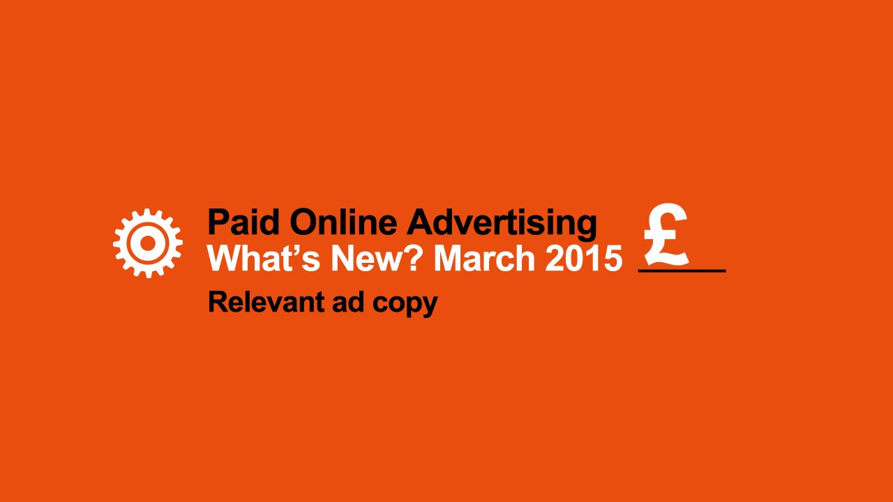 Paid Online Advertising Workshop | Relevant ad copy | Mark Haslam #9 post thumbnail image