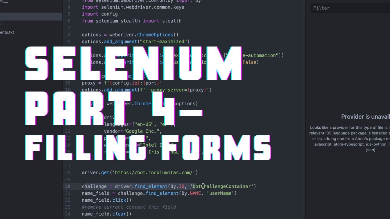 Filling Forms – Selenium Web Scraping and Browser Automation in Python – Part 4 post thumbnail image