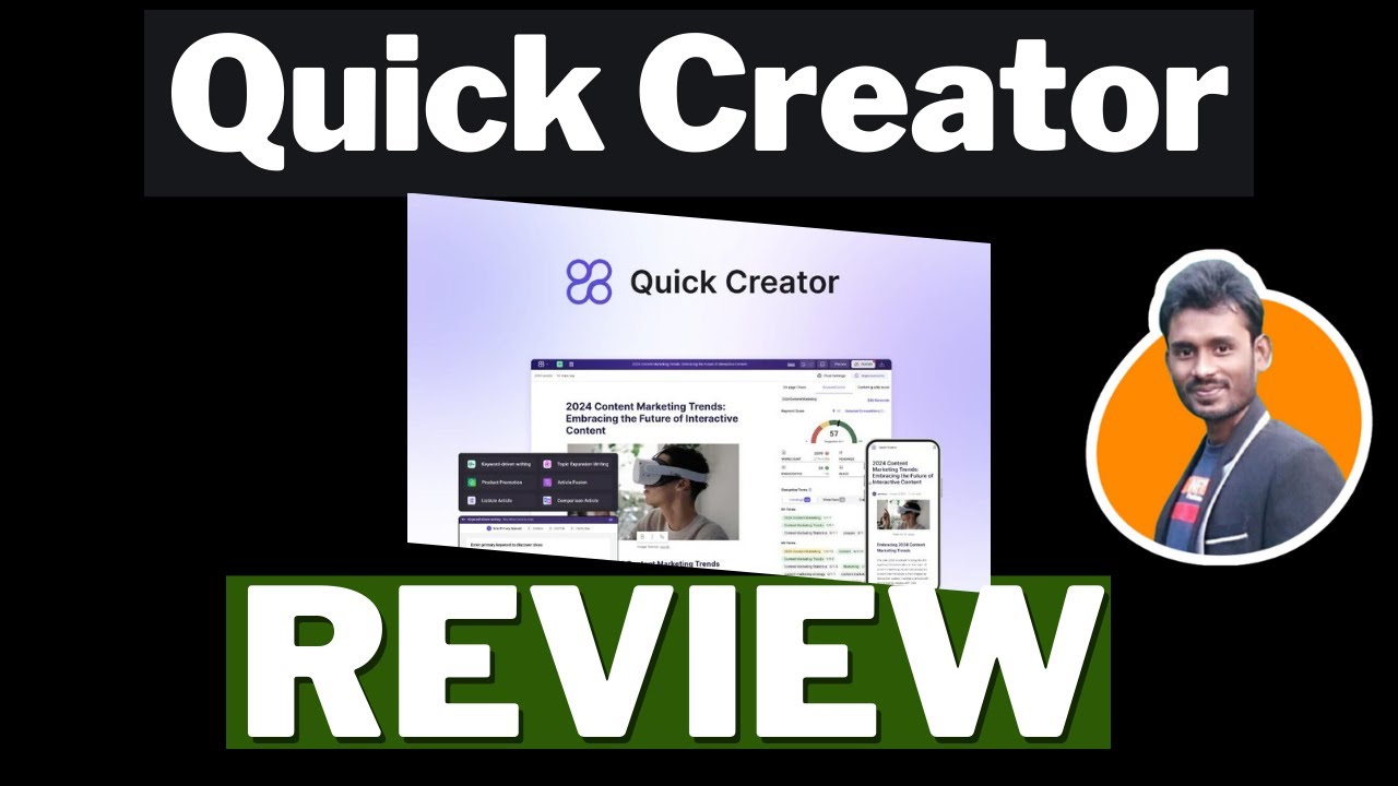 Quick Creator Review 🚀 Best Content Marketing AI? post thumbnail image