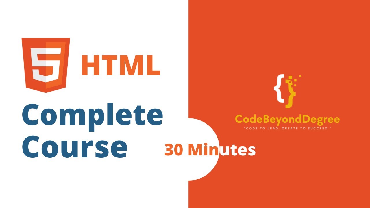 HTML Tutorial For Beginners In Hindi || HTML Crash Course For Absolute Beginners post thumbnail image