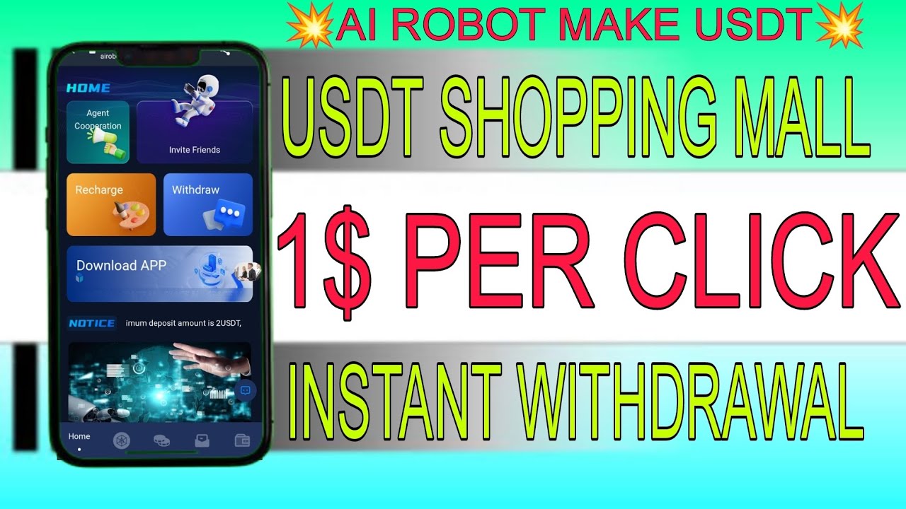 Usdt Ai Robot Earning Site | Make Money Online | New Usdt Shopping Mall Today | Usdt Investment Site post thumbnail image