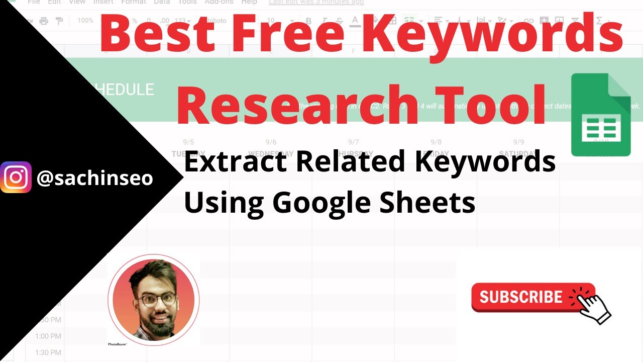 Best Free Keyword Research Tool | How You Can Extract Related Keywords Using Google Sheets post thumbnail image