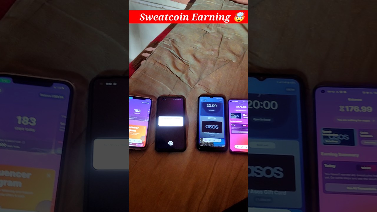 Sweatcoin App Earning Trick 🤑 | Sweatcoin Proof | Earn Money Online #shorts #makemoney #earnonline post thumbnail image